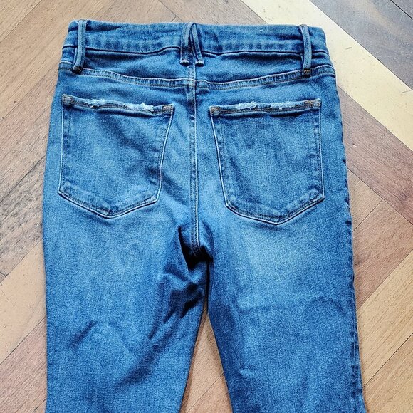 Good American Medium Wash Straight Leg Jeans Size 2/26 - Picture 12 of 16